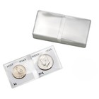 5000 Coin Shield 2x2 Double Pocket Coin Flips W  Inserts Pvc Free Safe Plastic