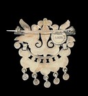 925 Mexican Silver Sterling Brooch Matilde Poulat Signed Jewelry Signed