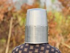Templar Crusader Knight Helmet     Medieval Great Helm  Larp And Cosplay Helmet  h