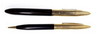 Sheaffer Crest Fountain Pen  14kt Nib    Mechanical Pen Set Solid 14k Gold Caps