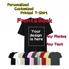 Personalize Your Personalized Text image Logo Photo Printing Custom T-shirts