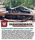 Vortex Diamondback 4-12x40 Riflescope Dead-hold Bdc Moa W camo Forest Hat Bundle