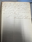 1865 Handwritten Letter Chatham Four  4 Corners Ny