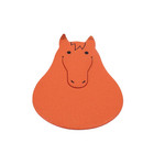 Hermes Pikabook Bookmark Horse Motif Orange 2 48 X 3 35 Inch In Box