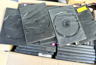 Lot 75 Empty Black Standard Single Dvd Storage Cases  not Slim Or Eco  Recycled