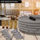 Jaco Industrial Quick Connect Air Hose Fittings   Plug   Coupler Kit - 1 4  N   