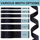 Nylon Webbing 3 8 Inch Heavy Duty Black Nylon Webbing Straps 3 8  Wide 6 Sizes 1