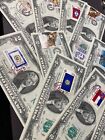     Two Dollar Green Seal 1976  2 Bill Unc Cu     Consecutive Note First Day    