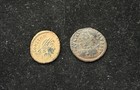 Lot Of 2 Ancient Roman Imperial Bronze Coins  308-358 Ad  Free Shipping  Lot 188
