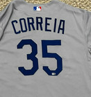 Correia Size 48  35 2014 Los Angeles Dodgers Game Used Jersey Issued Mlb Holo