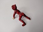Vintage Pixie Potters Ceramic Red Elf Figurine Made In Japan