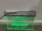 Green Day Hanging Neon Light Wall Art 12   x9    International Superhits Promo Rare