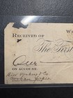 1901 Weatherford  Oklahoma Territory Cancelled Check - The First National Bank