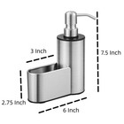 Kitchen Soap Dispenser With Sponge Holder 12 Oz Dish Soap Dispenser For Kitch   