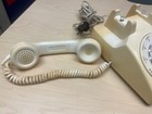 Vintage Rotary Dial Telephone Mid Continent System Stromberg Carlson Ivory