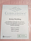 Cuddledown Jersey Bedding - Tea Rose  pink  Brand New Lot-fitted And Flat Sheet