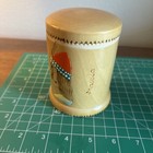Vintage Romanian Hand Painted Wood Dracula Souvinier Trinket Box