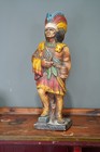 Rare Vtg 50   s Alfco Cigar Store Indian Chief 24 Inch Foam Display Antique