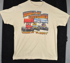 Vtg 80s World Of Outlaws Leavin Em All Behind Shirt Mens Extra Large Sprint