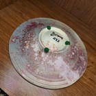 Vintage Art Tony Evans Raku Studio Pottery 7 5  Bowl Signed And Numbered  283