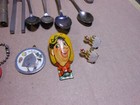 Vintage Junk Drawer Lot Locks Zippo Lighter Knives Gillette Razor   More
