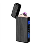 Dual Arc Electric Usb Lighter Rechargeable Plasma Windproof Flameless Cigarette