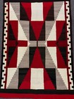 Antique Navajo Red Ganado Rug Ca  1920  64  X 44   Handspun Wool  Very Firm