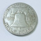 1959 D Franklin Half Dollar  90  Silver Circulated Coin  7380