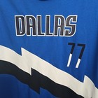 Nba Dallas Mavericks Luka Doncic Blue  77 Basketball Jersey Size Large