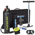 Dedepu Scuba Diving Kit 1l Oxygen Tank Hand Pump Equipment Underwater Glasses Us
