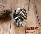 New Skull Scorpion Skeleton Mens Gothic Punk Biker Silver Ring