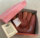 Antique Mint 1930   s Vintage Terry Moore Baseball Glove   Original Box Early Rare
