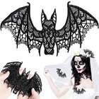  Halloween Bats Decoration Lace Bat 3d Scary Bat Decor Room Decor 12 Black