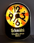 Vintage Schlitz Beer Clock With Light 14  Tall X 10  Wide Sign Lamp Works 
