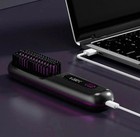 Hot Cordless Rechargeable Mini Hair Straightener - Go Brush Pro Numoyawand-black