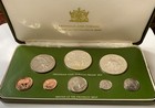 1975 Trinidad And Tobago Proof 8 Coin Set With Box   Coa