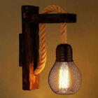 Vintage Retro Industrial Loft Hemp Rope E27 Pendant Ceiling Light Retro Lamp