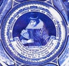 Virginia Plate Rowland Marcellus Pocohontas Daughter Powhatan S T Hanger Drug Co
