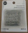 Dritz Dressmaker Pins  3pk    1-1 16-inch  26mm  350 Count package  Total 3 850