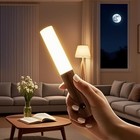 2pcs Motion Sensor Led Night Light Magnetic Wall Lamp Usb Rechargeable Stick-on
