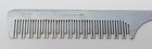 Vintage Goody Aluminum Rat Tail Teasing Hair Comb 8  British Hong Kong Metal
