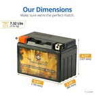 Ytx12a-bs High Performance -maintenance Free- Sealed Agm Motorcycle Battery