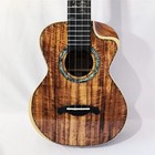 All Solid Koa Wood Ukelele Tenor Acoustic With Cutaway Handmade