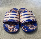 Adidas Adilette Slides Sandals Shoes Slip On Tropical Blue Women   s Size 11 New