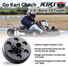 Go Kart Clutch 3 4  Bore 10 Tooth For 40 41 420 Chain  Mini Bike Chain