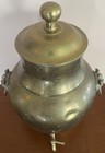 Antique Brass Chinese Hot Water Pot urn samovar With Foo Dog Handles