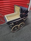Vintage Allwin Metal Pram 1960s   70s Baby Doll Pushchair Stroller Retro Classic