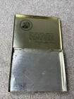 Vintage Metal Lucky Strike Flat Fifties Cigarette Holder Advertising Tin Box