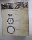 Mossy Oak Great Outdoors 12 Piece Porcelain Dinnerware Dish Set Hunting Camo New