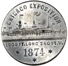  1874  Elgin Il-el 10wm  r-6  National Watch Co Merchant Token